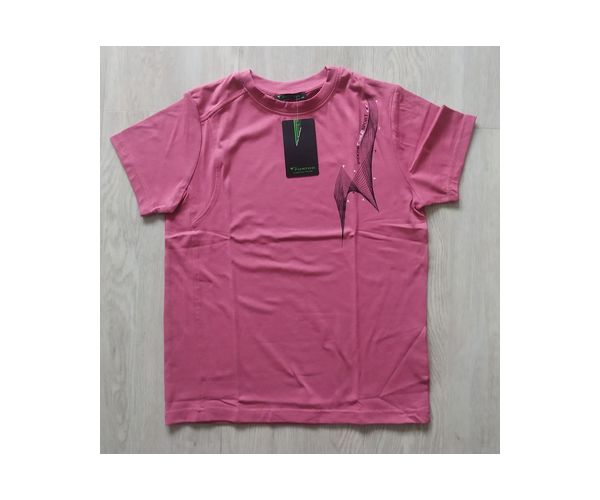 FORTOO Chlapecké tričko s krátkým rukávem, růžové,116